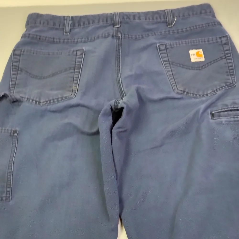 Carhartt FR Pants Mens Size 36x31 Blue Loose Straight‎